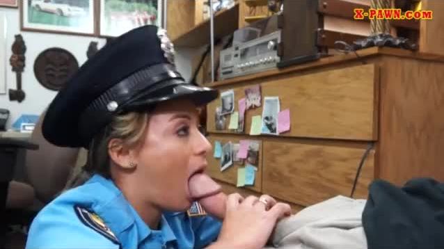 Latin police officer pounded by pawn guy